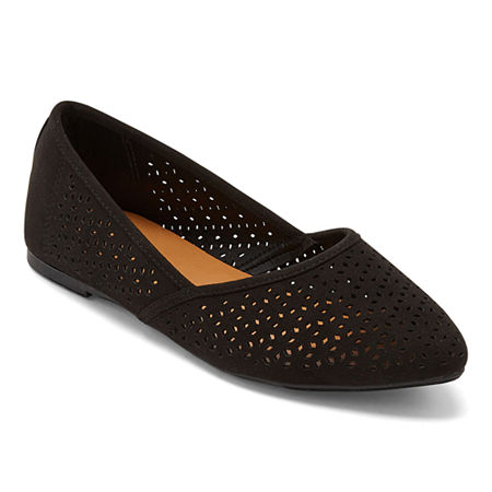  Womens > shoes > Ballet Flats-Arizona Womens Julian Pointed Toe Ballet Flats