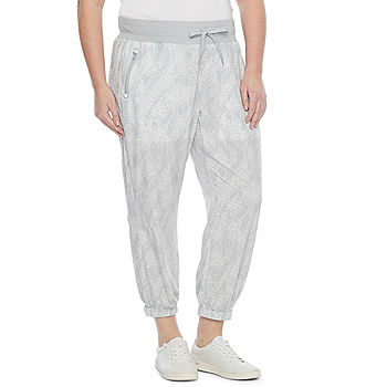 White Mark Womens Mid Rise Cuffed Drawstring Pants - Plus - JCPenney