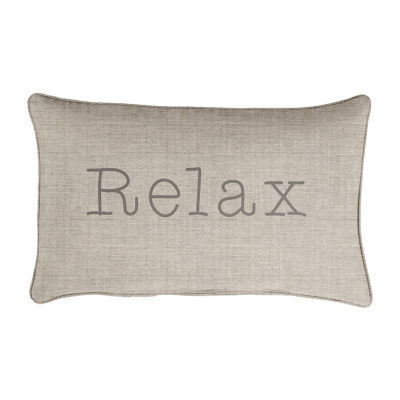 Mozaic Company 13''X20'' Corded EMB Relax Outdoor Pillow