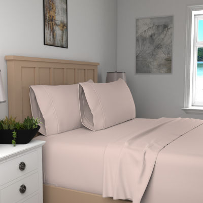 Purity Home Organic 100% Cotton Eco-Friendly & Breathable Sheet Set Pillowcases