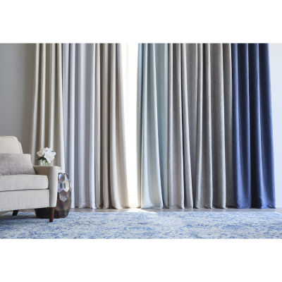 Max Blackout Campbell Grommet Top Energy Saving 100% Blackout Single Curtain Panel