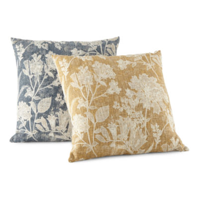 Linden Street Floral Square Throw Pillows - JCPenney