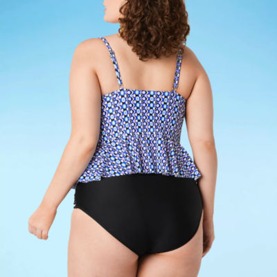 Decree Essentials Midkini Swimsuit Top Juniors, Color: Wild One - JCPenney