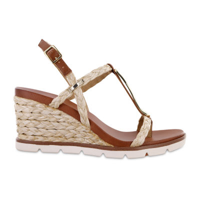 Mia Amore Womens Tyrah Wedge Sandals