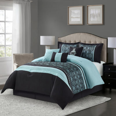 Stratford Park Stefano 7-pc. Midweight Comforter Set