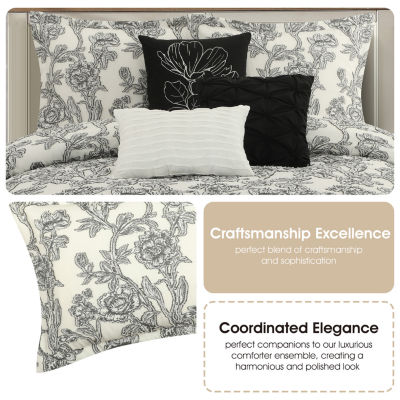 Stratford Park Mayer 7-pc. Floral Midweight Comforter Set