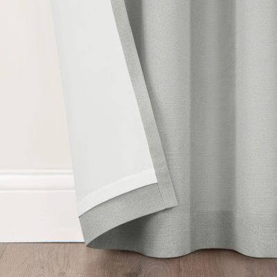 Fieldcrest Catalina Grommet Top Light-Filtering Single Curtain Panel