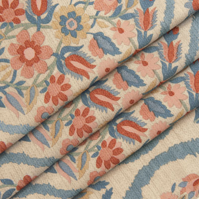 Fieldcrest Catalina Print Grommet Top Light-Filtering Single Curtain Panel