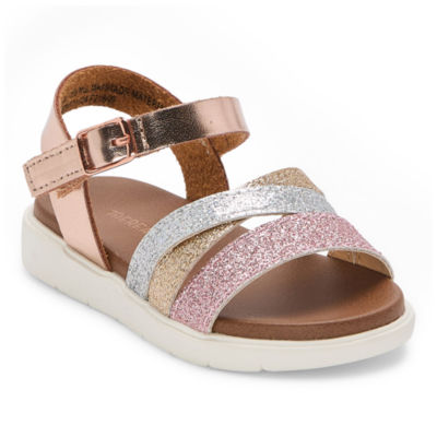 Thereabouts Toddler Girls Lil Lila Ankle Strap Footbed Sandals