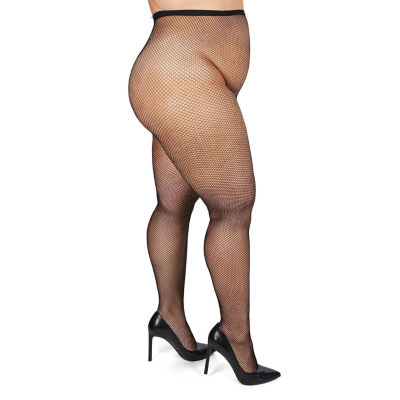 MeMoi Womens Fishnet Plus Tights