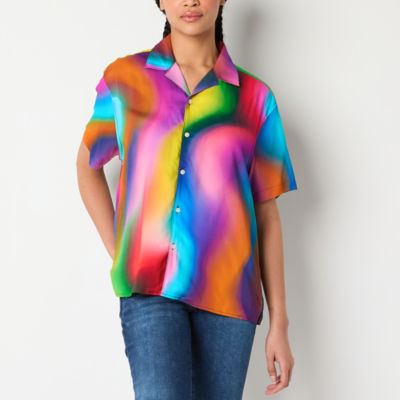 Hope & Wonder Pride Short Sleeve Button-Up Shirt