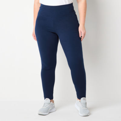 St. John's Bay Plus Secretly Slender Womens High Rise Full Length Leggings