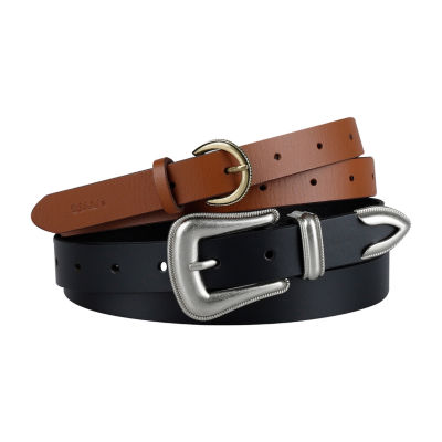 Levi's 2pc 20mm And 25mm Adjustable Womens Belt