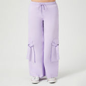 Women's evening pants in light purple color 14960 - willsoor