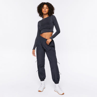 Forever 21 Womens Mid Rise Active Jogger Pant Juniors