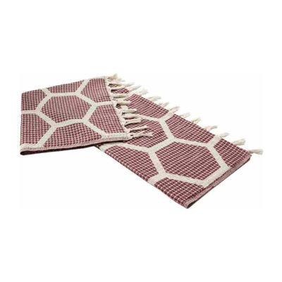 Lr Home Ashe Geometric Washable Throw