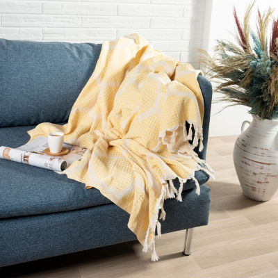 Lr Home Ashe Geometric Washable Throw