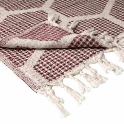 Lr Home Ashe Geometric Washable Throw