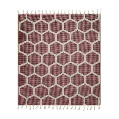 Lr Home Ashe Geometric Washable Throw