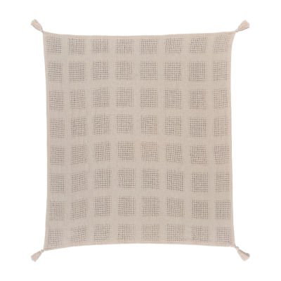Lr Home Brewis Solid Washable Reversible Throw