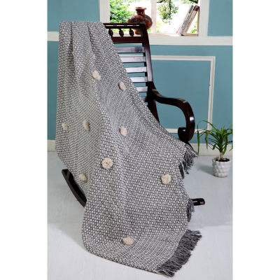 Lr Home Danny Diamond Washable Reversible Throw