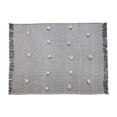 Lr Home Danny Diamond Washable Reversible Throw