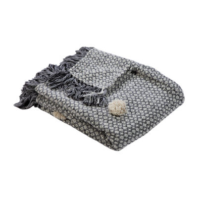 Lr Home Danny Diamond Washable Reversible Throw