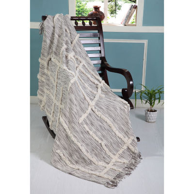 Lr Home Ezra Stripe Washable Throw