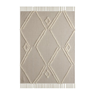 Lr Home Aiden Diamond Washable Throw