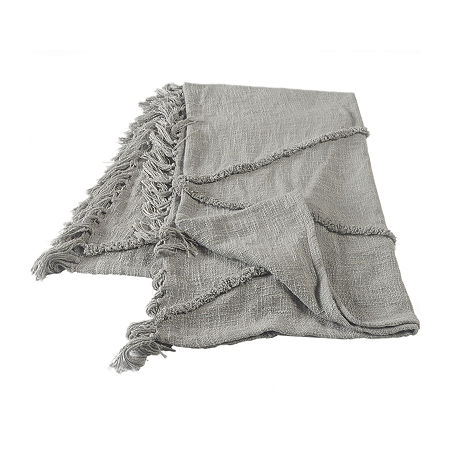 Lr Home Iris Diamond Throw, One Size, Gray