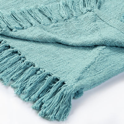 Lr Home Iris Diamond Washable Throw