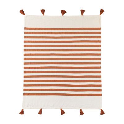 Lr Home Hanny Striped Reversible Throw