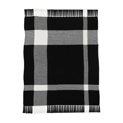 Lr Home Dylan Checked Reversible Throw