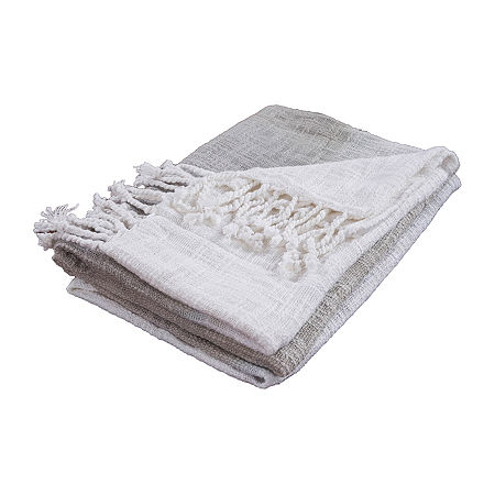 Lr Home Inna Ombre Throw, One Size, Gray