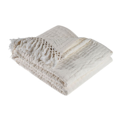 Lr Home Lucy Solid Reversible Throw
