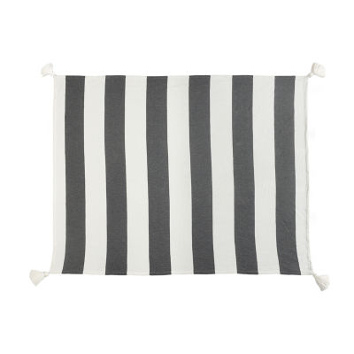 Lr Home Monica Stripe Reversible Throw