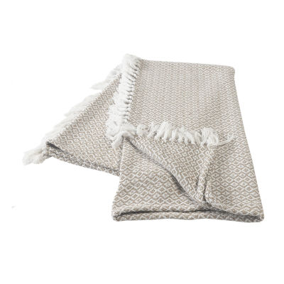 Lr Home Ravy Diamond Washable Reversible Throw