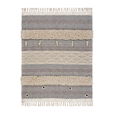 Lr Home Miles Stripe Washable Throw