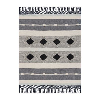 Lr Home Isaiah Diamond Washable Throw