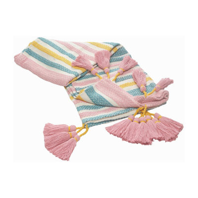 Lr Home Angel Stripe Reversible Throw