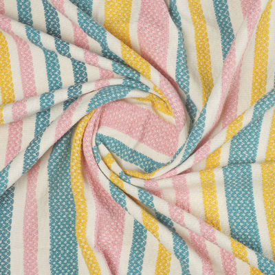 Lr Home Angel Stripe Washable Reversible Throw
