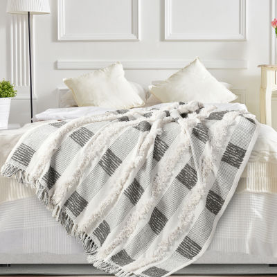 Lr Home Wesley Checked Washable Throw
