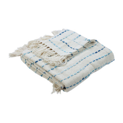 Lr Home Tony Stripe Reversible Throw