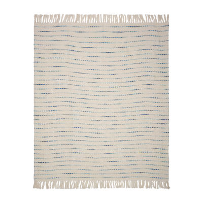 Lr Home Tony Stripe Reversible Throw