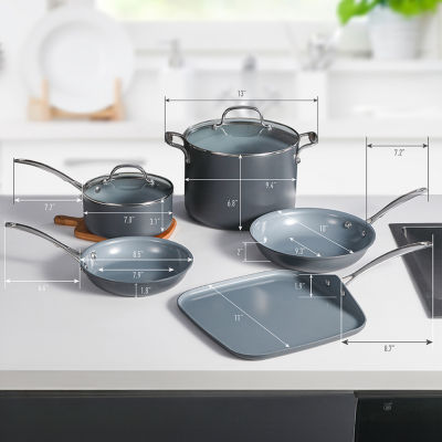 Commercial Chef 7-pc. Non-Stick Cookware Set