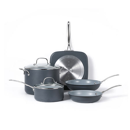 Commercial Chef 7-pc. Non-Stick Cookware Set, One Size, Gray