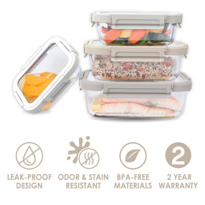 Bentgo 8-pc. Glass Food Storage Set