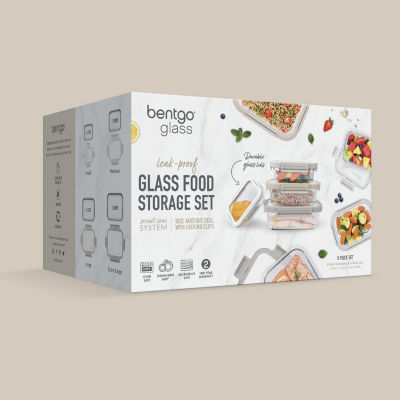 Bentgo 8-pc. Glass Food Storage Set