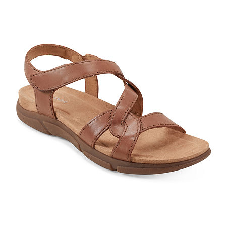 Easy Spirit Womens Minny Strap Sandals, 11 Medium, Brown
