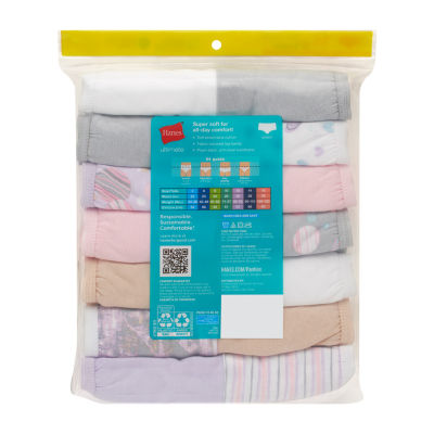 Hanes Bonus Pack Little & Big Kid Girls 14 Pack Briefs Gubb4b